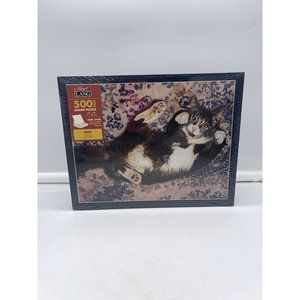 Lang Jigsaw Puzzle Cat Pookie Sueellen Ross 500 PC New Sealed